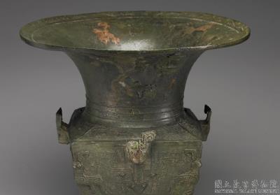 图片[3]-Square zun wine vessel with round mouth, animal heads, and animal-mask pattern, late Shang dynasty, c. 13th-11th century BCE-China Archive